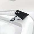 Front Roof LED Bracket Black Mild Steel Bolt-on no cutting or drilling required to mount (1) 50 Inch ZROADZ or similar style Straight LED Light Bar