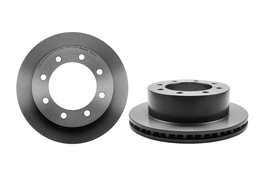 Brembo 2007 Ford E-150/04-07 E-350 Super Duty Rear Premium UV Coated OE Equivalent Rotor