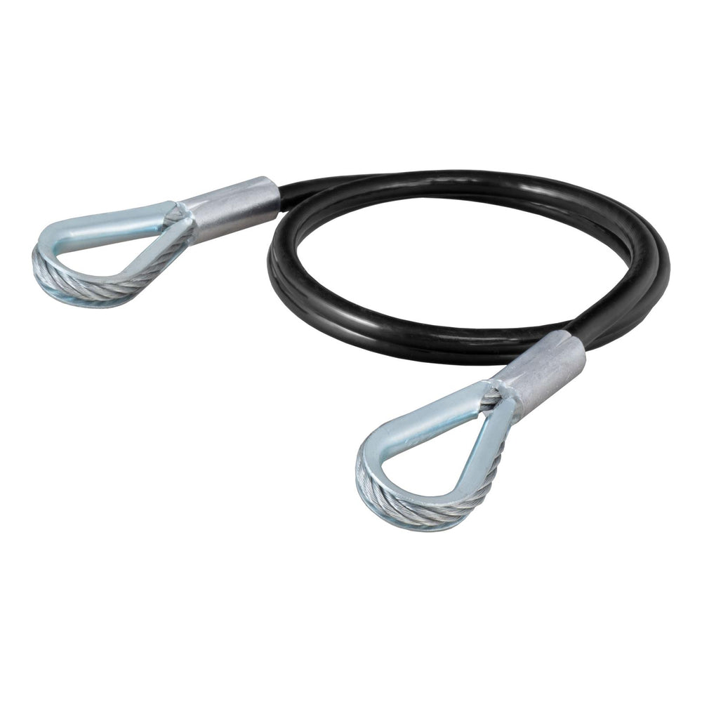 REPLACEMENT 36IN X 3/8IN DIAMETER TOW BAR BASE PLATE SAFETY CABLE (7500 LBS)
