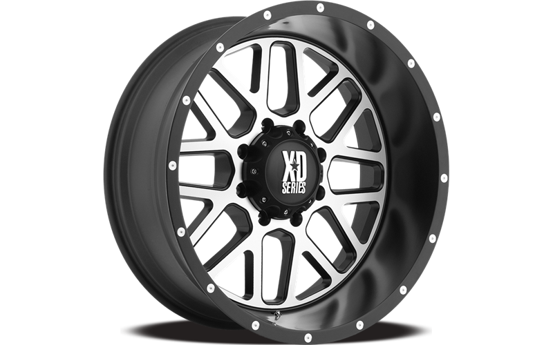 XD820 17X7.5 5X130 S-BLK MACH 45MM