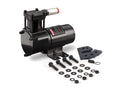 98C STEALTH BLACK COMPRESSOR KIT W/EXTERNAL CHECK VALVE & OMEGA STYLE MOUNTING BRACKET(12V10% DUTY)
