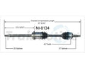 NEW CV AXLE
