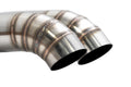 Megan Racing Universal Muffler Delete Dual 3 Stainless Turndown Tips