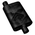 40 Series Delta Flow Chambered Muffler 40 Delta Flow 2.00 Offset In 2.00 Offset Out Aggressive Sound Flowmaster
