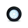 5.3X12 MOUNTED ON WHITE SPOKE 12X4 4X4 LOAD RATING: C 6PLY RATED 1045 LBS