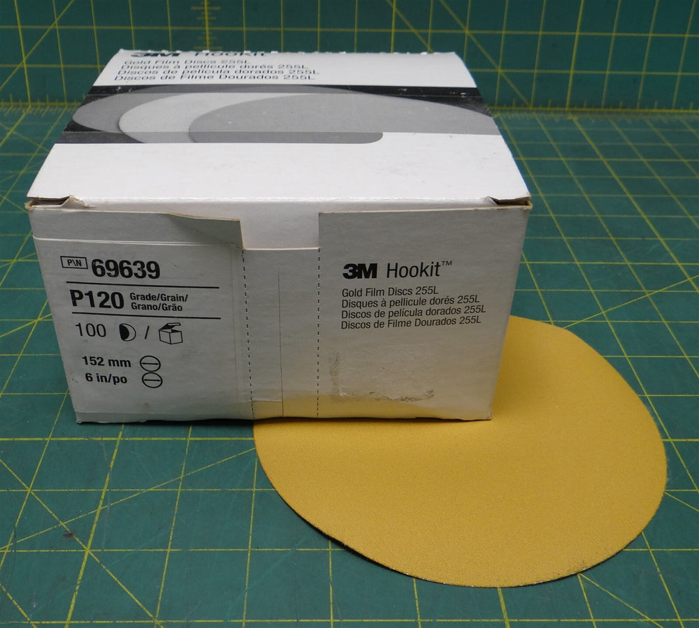3M HOOKIT GOLD FILM DISC 255L 6