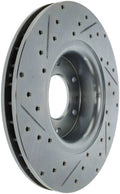StopTech Select Sport 05-09 Chevrolet Trailblazer SportStop Slotted & Drilled Front Left Rotor