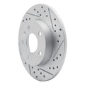 R1 02-08 Chevrolet Astra (Mexico) Rear Right Drilled & Slotted Geoperformance Rotor