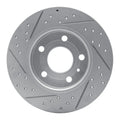 R1 02-08 Chevrolet Astra (Mexico) Rear Right Drilled & Slotted Geoperformance Rotor