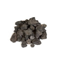 3/4IN 11/2IN LAVA PEBBLES 50 LB BAG BLACK