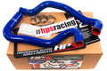 HPS Performance Blue Reinforced Silicone Radiator Hose Kit Coolant for Ford 11-13 Fiesta 1.6L