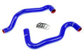 HPS Performance Blue Reinforced Silicone Radiator Hose Kit Coolant for Ford 11-13 Fiesta 1.6L