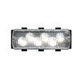 OVAL SUPERLED WARNING (HORIZONTAL WHITE)