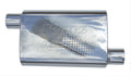 Race Pro Series Muffler 14 in 2.5 in Offset Offset Hardware Not Incl Polished 304 Stainless Steel Pypes Exhaust