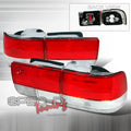 TAIL LIGHTS RED CLEAR 4DR