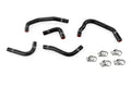 HPS Performance Black Reinforced Silicone Heater Hose Kit Coolant for Jeep 12-17 Wrangler JK Unlimited 3.6L V6 Left Hand Drive