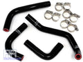 HPS Performance Black Reinforced Silicone Heater Hose Kit Coolant for Jeep 12-17 Wrangler JK Unlimited 3.6L V6 Left Hand Drive