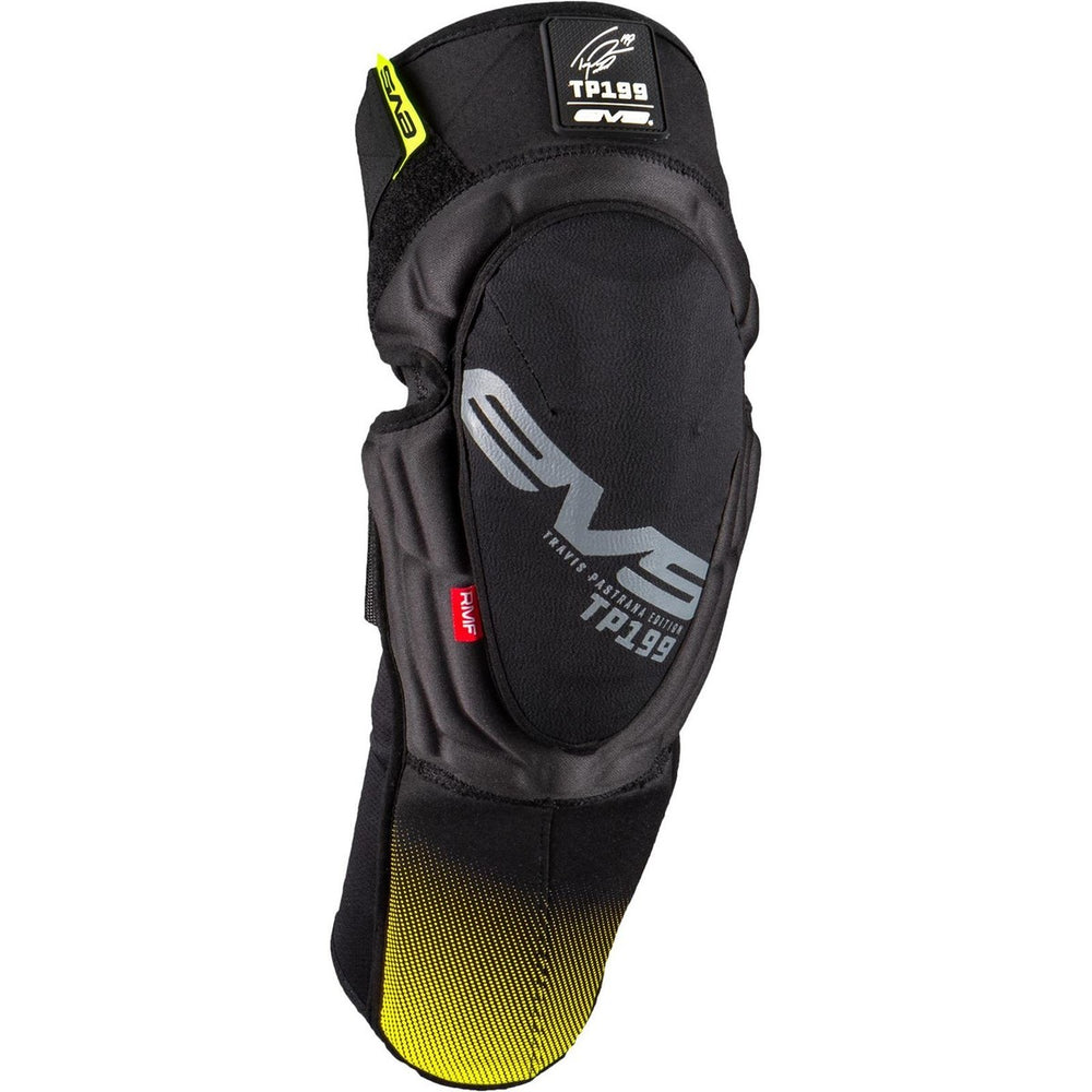EVS TP199 Knee/Shin Guard Pair Black/Hi Viz - 2XL