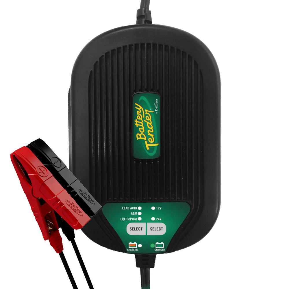 Battery Tender 12V/24V 2.5A/5A Selectable Chemistry Weatherproof Battery Charger