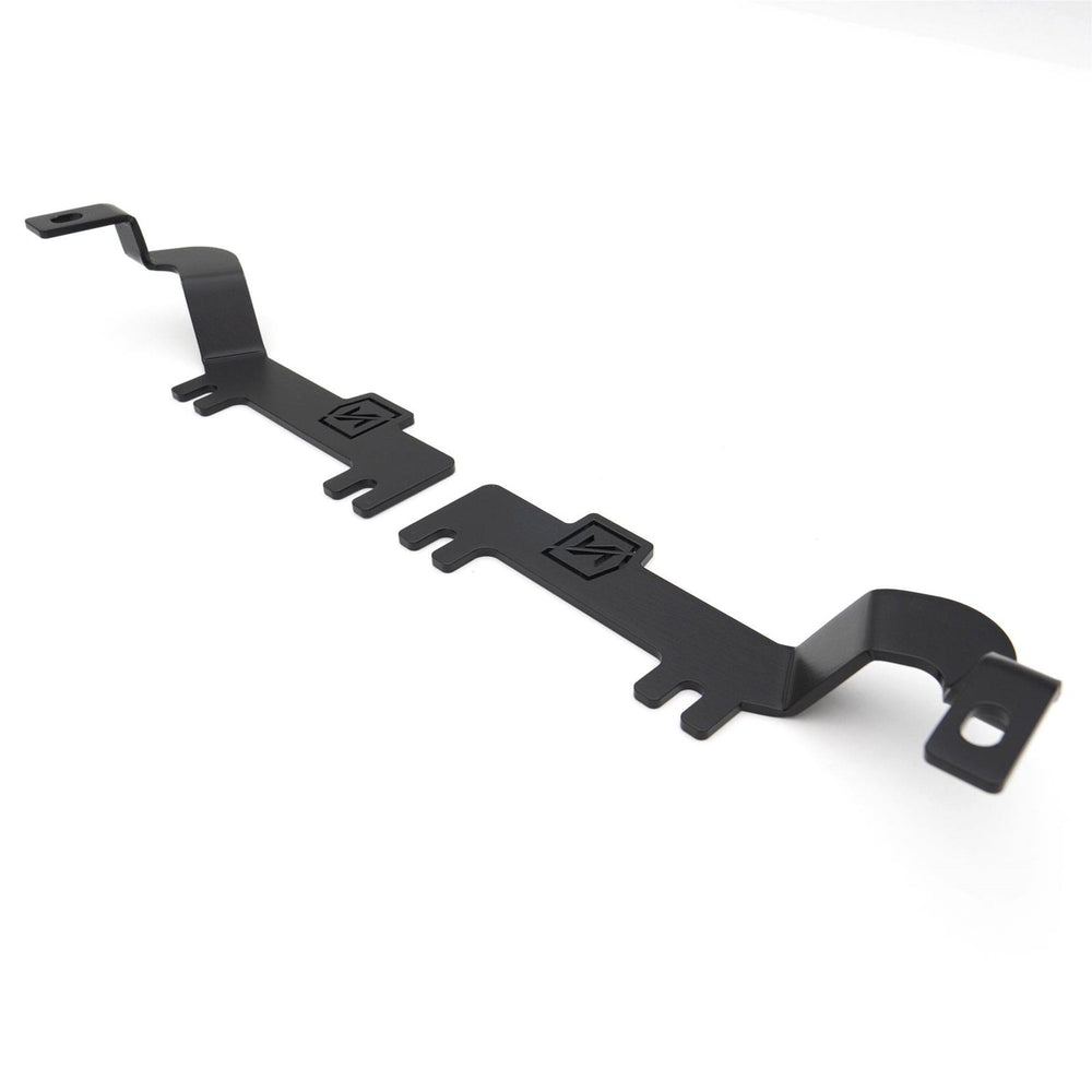 ~(3 lbs. 12X7X7)~ Hood Hinge LED Bracket Black Mild Steel Bolt-On to mount (2) 3 Inch ZROADZ or similar style LED Pod Lights