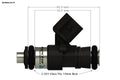 Injector Dynamics ID1050X USCAR Conn. 34mm length 14 mm top 14mm lower o-ring
