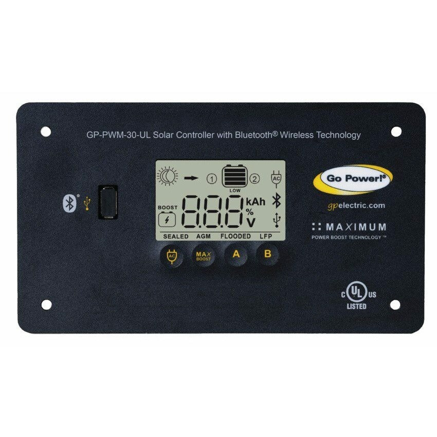 USE 112185SOLAR CONTROLLER WITH BLUETOOTH 30AMP PWM
