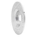 DFC 01-05 Mazda Miata Rear Right Drilled & Slotted Silver Brake Rotor