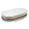 POLISHED ALUMINUM 15' X 2' OVAL AIR