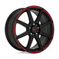 MR142 15X6.5 4X100/4.5 S-BLK RED 40