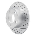 DFC 92-05 Audi A6 (Mexico) Rear Right Drilled & Slotted Geoperformance Rotor