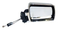 Right Manual Remote Folding Mirror for 84-96 XJ, Cherokee, MJ Comanche, Chrome Crown Automotive