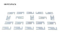 ALIGNMENT SHIM PACK 3.0MM X 100 BULK SHIM KIT SILVER