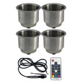RGB S.S. GLASS CUP HOLDER KIT OF 4