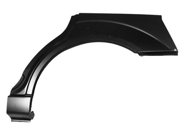 LH RR WHEEL ARCH FOCUS 4 DOOR HBACK 0004; GALVANIZED OR EDP