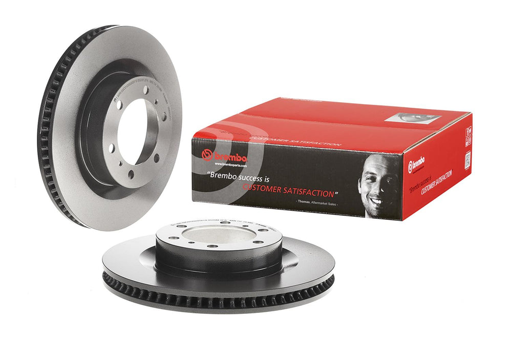 Brembo 10-22 Lexus GX460/Toyota 4Runner Front Premium UV Coated OE Equivalent Rotor