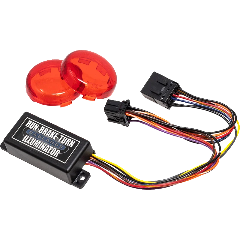 Badlands 99-03 Sportster Plug N Play Illuminator w/ Lenses (Run Brake Turn w/ lEQ)
