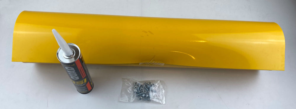 PLOW SHIELD,YELLOW,28INX96IN,HDW