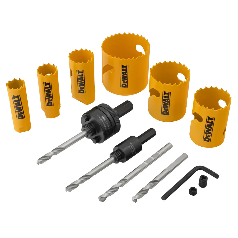 9PC BIMETAL HOLE SAW KIT