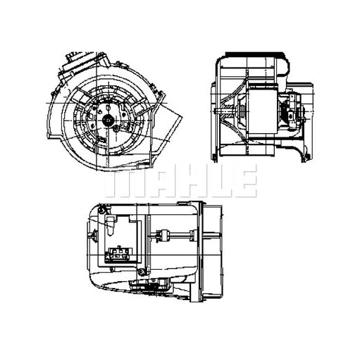 HVAC BLOWER MOTOR