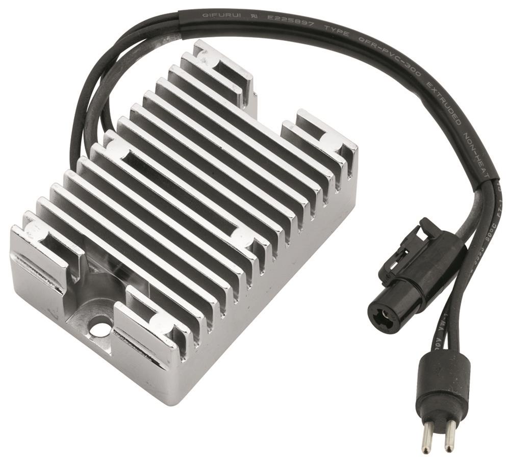Twin Power 94-03 XL Voltage Regulator Chrome Replaces H-D 74523-94 22 Amp