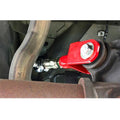 BMR 79-04 Fox Mustang Upper Control Arms On-Car Adj. Rod Ends - Red