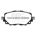 EBC 2016+ Mazda Miata MX-5 / 17-20 Fiat 124 Spider Greenstuff Front Brake Pads