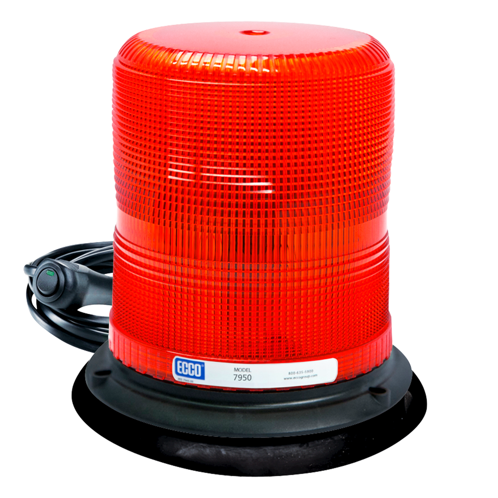 LED BEACON: PULSE II 1248VDC PULSE8 FLASH 7IN RED