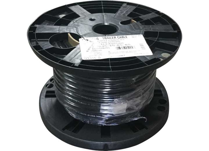WIRE SPOOL 4 STRAND 14 GAUGE; YELLOW BRWN GRN WHT 100 FT (CU2014)