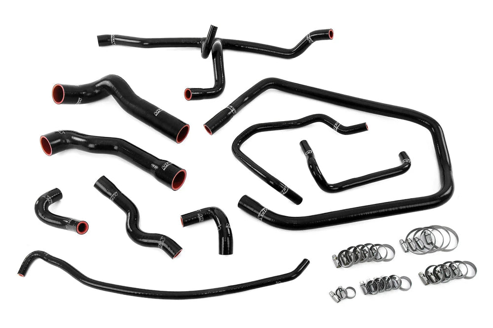 HPS Performance Black Reinforced Silicone Radiator Hose Kit Coolant for BMW 92-99 E36 325 / M3