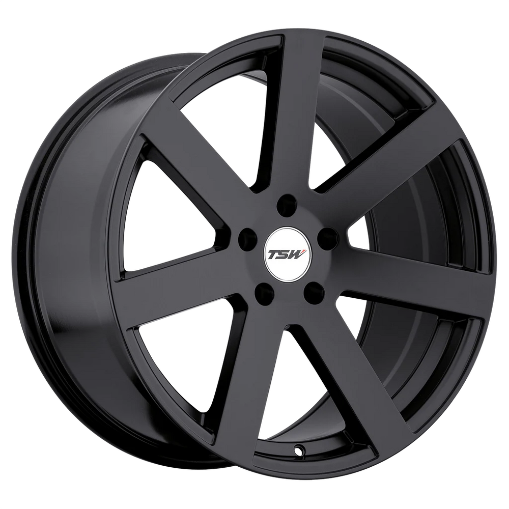 TSW Alloy Wheels black auto part