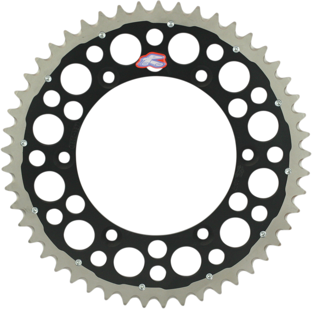 Renthal 89-17 Suzuki RM 125/250 DR-Z 250/ RMX250 RM-Z 250/450 Rear Twinring - Black 520-49P Teeth