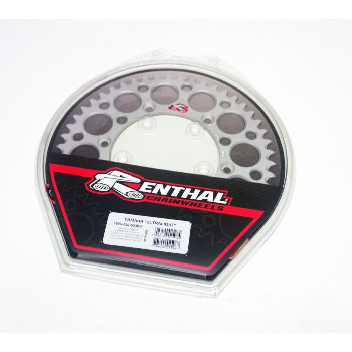 Renthal 99-24 Yamaha YZ125/X/G/ 250/F/X/ 450F/FX/ WR250-450F Rear Twinring - Silver 520-50P Teeth
