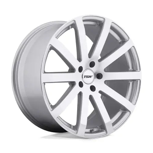 TSW Alloy Wheels silver auto part