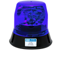 ROTATING BEACON: LOW PROFILE 12VDC 160 FPM 3 BOLT MOUNT BLUE